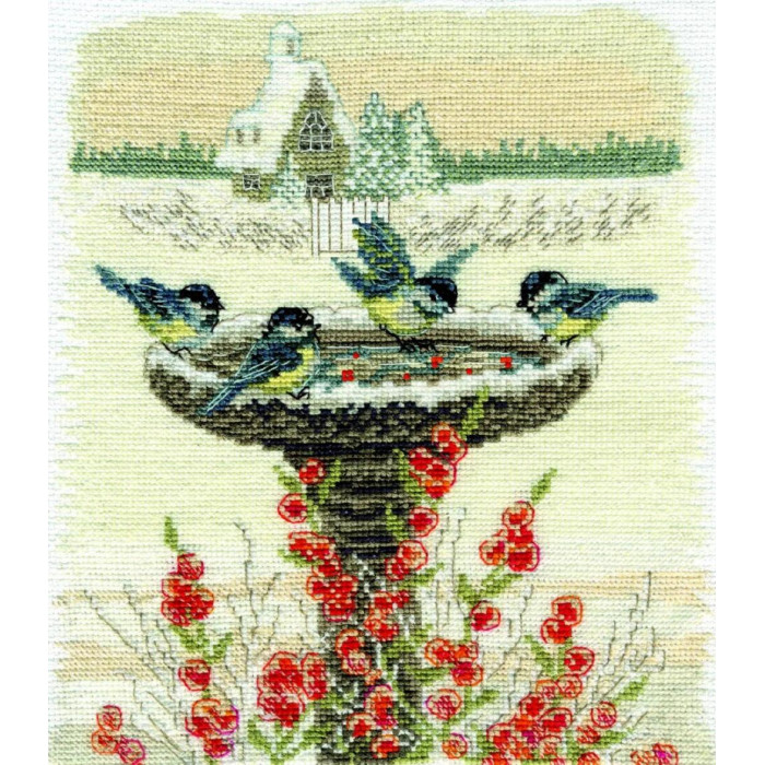 М-569 Чарівна Мить Набір для вишивки рахунковим хрестиком - Зерно надії 17,5x20 см, Aida 16 ct М-569 Чарівна Мить Набір для вишивки рахунковим хрестиком - Зерно надії 17,5x20 см, Aida 16 ct