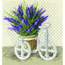 М-573 Чарівна Мить Набір для вишивки рахунковим хрестиком - Домашній затишок 18х19 см, Aida 16