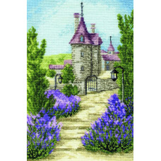 М-577 Чарівна Мить Набір для вишивки рахунковим хрестиком - Тепло старих стін 16x24,5 см, Aida16