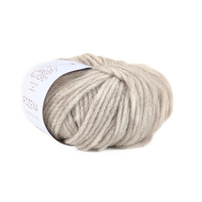 M1 Пряжа Laines du Nord Rozena, 150г - 600м, світло-бежевий, 68% меринос, 17% кашемір 15% нейлон