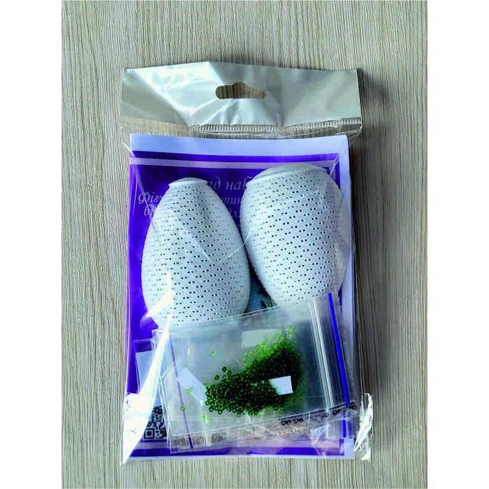 М105 Butterfly Набір для вишивки бісером на пластику - Іграшка Писанка 7х5,5х5,5 см