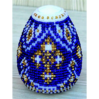 М106 Butterfly Набір для вишивки бісером на пластику - Іграшка Писанка 7х5,5х5,5 см