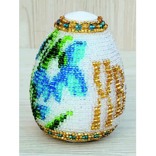 М112 Butterfly Набір для вишивки бісером на пластику - Іграшка Писанка Проліски 7х5,5х5,5 см