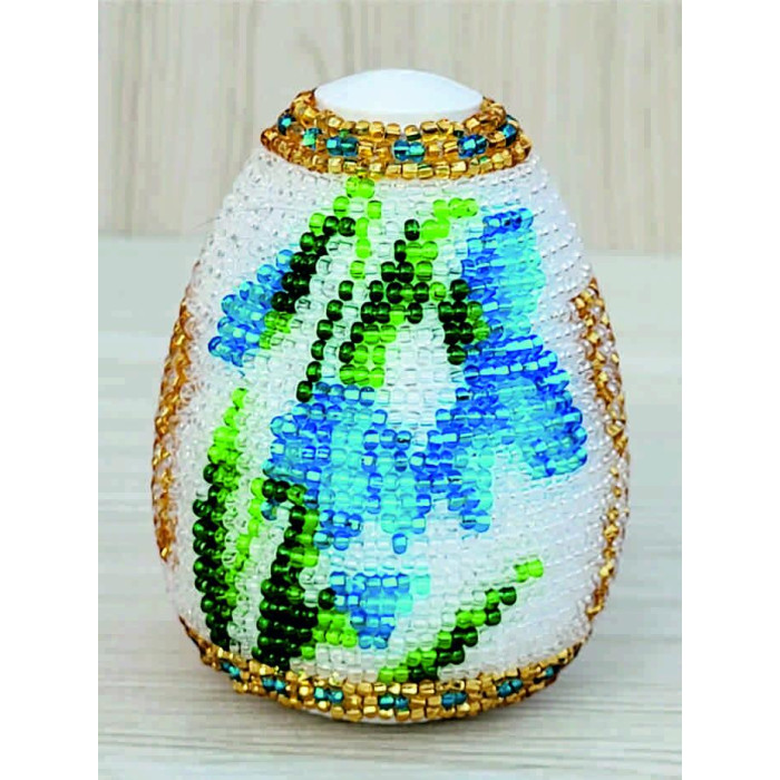 М112 Butterfly Набір для вишивки бісером на пластику - Іграшка Писанка Проліски 7х5,5х5,5 см