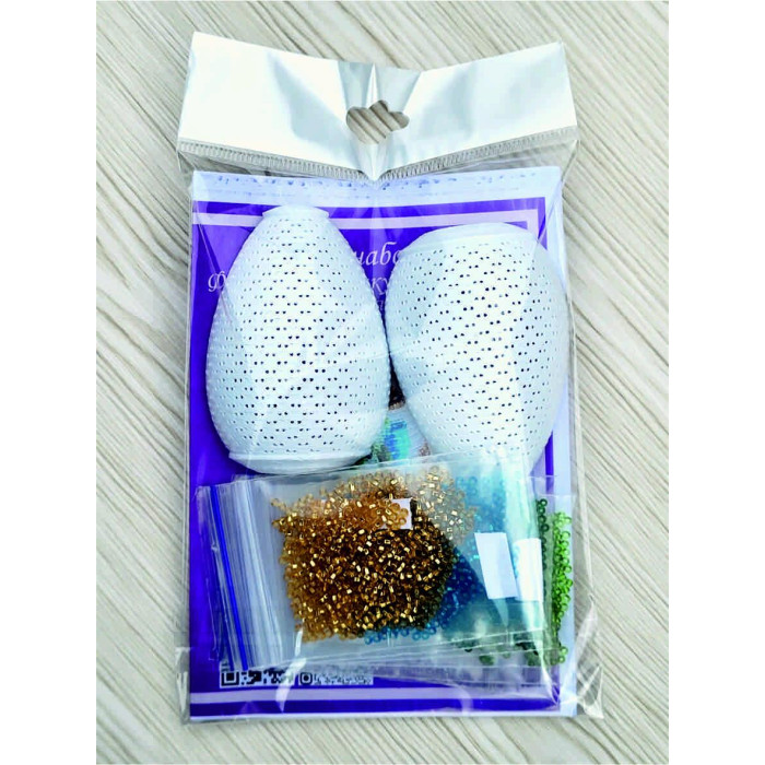 М112 Butterfly Набір для вишивки бісером на пластику - Іграшка Писанка Проліски 7х5,5х5,5 см