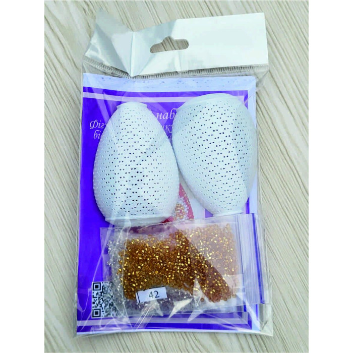 М113 Butterfly Набір для вишивки бісером на пластику - Іграшка Писанка Дерево миру 7х5,5х5,5 см