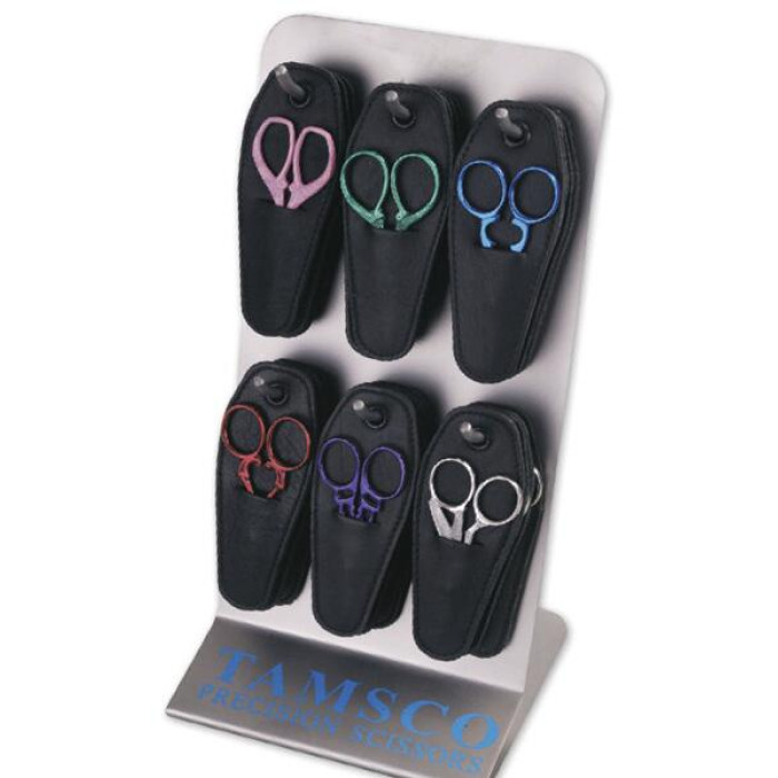 M255 Tamsco Ножиці для вишивки зі шкіряним футляром - 9 см