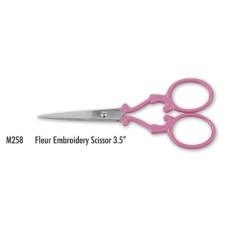 M258 Tamsco Ножиці для вишивки зі шкіряним футляром - 9 см