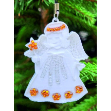 М311 Butterfly Набір для вишивки бісером на пластику - Іграшка Янгол 5,5x4x1,5 см