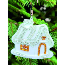 М312 Butterfly Набір для вишивки бісером на пластику - Іграшка Хатинка 5,5x6x1,5 см