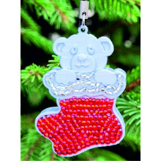 М313 Butterfly Набір для вишивки бісером на пластику - Іграшка Чобіток 5,5x4x1,5 см