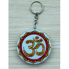 М318 Butterfly Набір для вишивки бісером на пластику - Брелок Символ Ом 5х5х1,5 см
