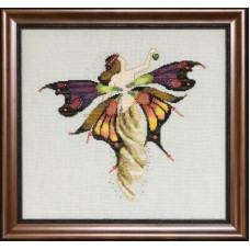 MD104 Mirabilia Designs Схема для вишивки рахунковим хрестиком - Денна німфа Day Nymph 24x22 см, папір