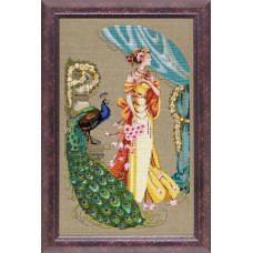 MD107 Mirabilia Designs Схема для вишивки рахунковим хрестиком - Леді Гера Lady Hera 30x48 см, папір