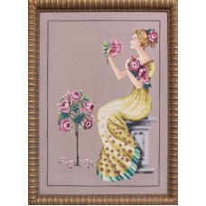 MD111 Mirabilia Designs Схема для вишивки рахунковим хрестиком - Сад з піонами The Peony Garden 30x46 см, папір