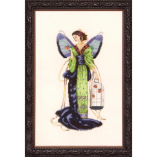 MD114 Mirabilia Designs Схема для вишивки рахунковим хрестиком - Вереснева Сапфірова Фея September Sapphire Fairy 20x35 см, папір