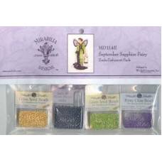 MD114E Набір матеріалів (Embellishment Pack) до схеми September Sapphire Fairy Вереснева Сапфірова Фея Mirabilia Designs