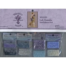 MD115E Набір матеріалів (Embellishment Pack) до схеми Lady Alexandra Леді Олександра Mirabilia Designs