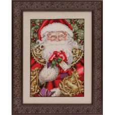 MD120 Mirabilia Designs Схема для вишивки рахунковим хрестиком - Санта Santa 20x29 см, папір