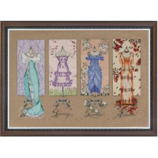 MD121 Mirabilia Designs Схема для вишивки рахунковим хрестиком - Дочка кравчині Dressmakers' Daughter 48x32 см, папір