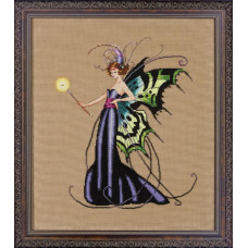 MD122 Mirabilia Designs Схема для вишивки рахунковим хрестиком - Фея Перідота August Peridot Fairy 31,5x36,5 см, папір