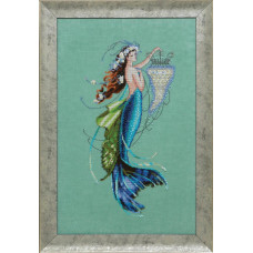 MD125 Mirabilia Designs Схема для вишивки рахунковим хрестиком - Сирена Siren and the Shipwreck 35x41 см, папір