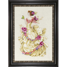 MD129 Mirabilia Designs Схема для вишивки рахунковим хрестиком - Елла, Принцеса-жаба Ella, The Frog Princess 27x40 см, папір