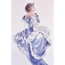 MD13 Mirabilia Designs Схема для вишивки рахунковим хрестиком - Зимова Королева Winter Queen 28,5x45 см, папір