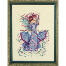 MD132 Mirabilia Designs Схема для вишивки рахунковим хрестиком - Жовтнева фея Опал October Opal Fairy 27x37 см, папір