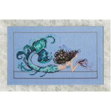 MD134 Mirabilia Designs Схема для вишивки рахунковим хрестиком - Русалка Mermaid Undine 38x21 см, папір
