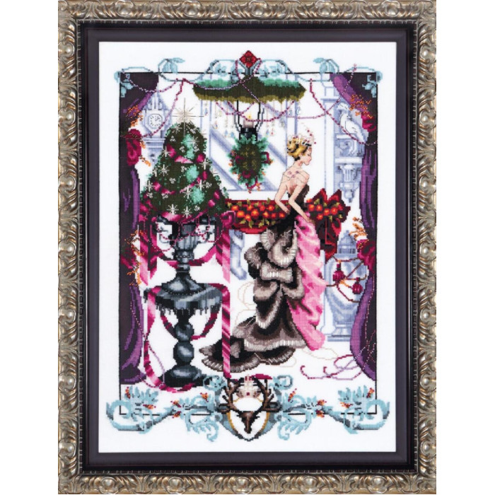 MD136 Mirabilia Designs Схема для вишивки рахунковим хрестиком - Різдво в Лондоні Christmas in London 27,5x37,5 см, папір