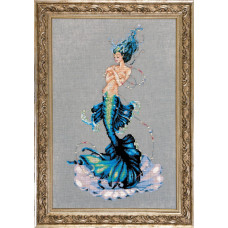 MD144 Mirabilia Designs Схема для вишивки рахунковим хрестиком - Русалка Афродіта Aphrodite Mermaid 23x42 см, папір