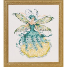 MD159 Mirabilia Designs Схема для вишивки рахунковим хрестиком - Березнева аквамаринова фея March Aquamarine Fairy 30x35 см, папір