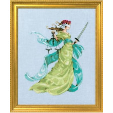 MD160 Mirabilia Designs Схема для вишивки рахунковим хрестиком - Леді Правосуддя Lady Justice 27x32 см, папір