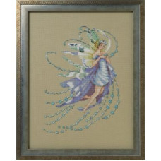 MD162 Mirabilia Designs Схема для вишивки рахунковим хрестиком - Голубий топаз грудня December Blue Topaz 25x34,5 см, папір