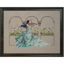 MD165 Mirabilia Designs Схема для вишивки рахунковим хрестиком - Садова прелюдія Garden Prelude 46x32 см, папір