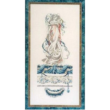 MD17 Mirabilia Designs Схема для вишивки рахунковим хрестиком - Кам'яні троянди Stone Roses 24x60 см, папір