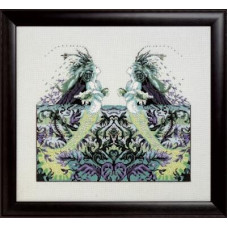 MD174 Mirabilia Designs Схема для вишивки рахунковим хрестиком - Озеро Echo Lake 38x43 см, папір