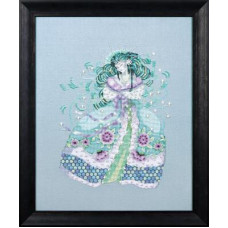 MD179 Mirabilia Designs Схема для вишивки рахунковим хрестиком - Снігуронька The Snow Maiden 26,5x35,5 см, папір