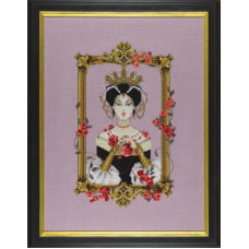 MD184 Mirabilia Designs Схема для вишивки рахунковим хрестиком - Портрет Королеви Portrait Queen 19x30 см, папір