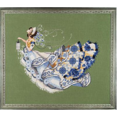 MD185 Mirabilia Designs Схема для вишивки рахунковим хрестиком - Соловейко Nightingale 36,5x30 см, папір