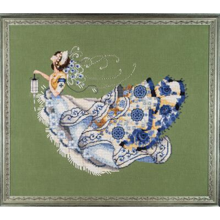 MD185 Mirabilia Designs Схема для вишивки рахунковим хрестиком - Соловейко Nightingale 36,5x30 см, папір