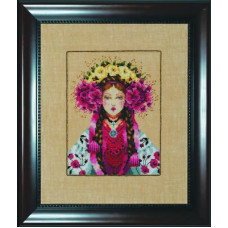 MD187 Mirabilia Designs Схема для вишивки рахунковим хрестиком - Люда Luda 16x21,5 см, папір