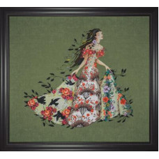 MD188 Mirabilia Designs Схема для вишивки рахунковим хрестиком - Дрозди Blackbirds 43x39 см, папір