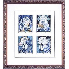 MD19 Mirabilia Designs Схема для вишивки рахунковим хрестиком - Духи Деко Deco Spirits 28,5x34 см, папір