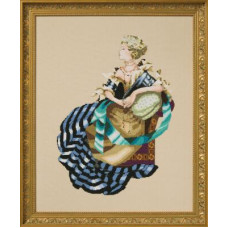 MD200 Mirabilia Designs Схема для вишивки рахунковим хрестиком - Портрет леді М Portrait Of Lady M 32x42,5 см, папір
