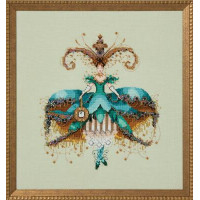 MD203 Mirabilia Designs Паперова схема для вишивки рахунковим хрестиком - Coco Коко, 28x30 см