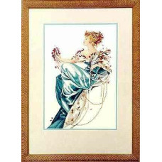 MD22 Mirabilia Designs Схема для вишивки рахунковим хрестиком - Літня Королева Summer Queen 29x45 см, папір