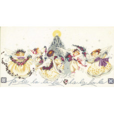 MD28 Mirabilia Designs Схема для вишивки рахунковим хрестиком - Кришталеве різдво Crystal Christmas 34x63 см, папір