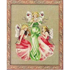 MD37 Mirabilia Designs Схема для вишивки рахунковим хрестиком - Чайне дерево Three For Tea 30x36 см, папір